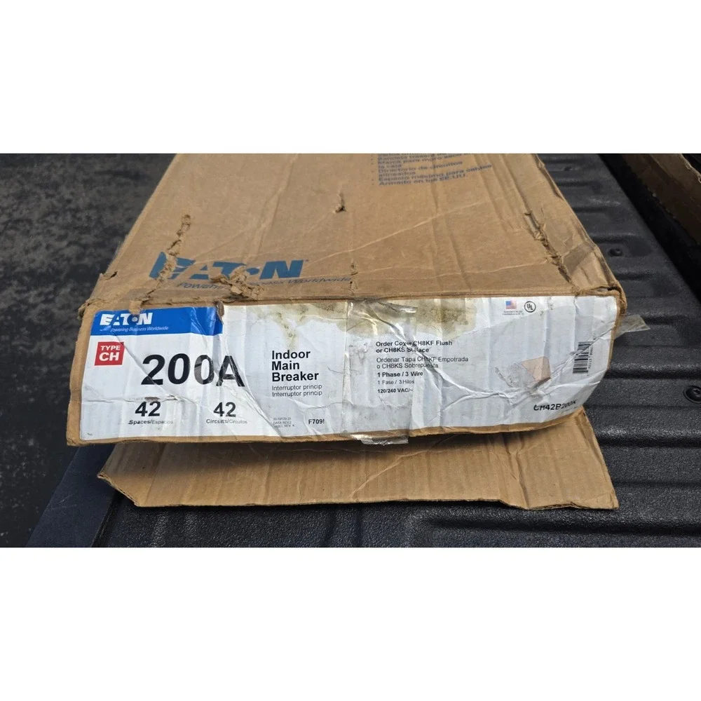 EATON CORPORATION CH42B200K LOAD CENTER 200A 3W 1 PH